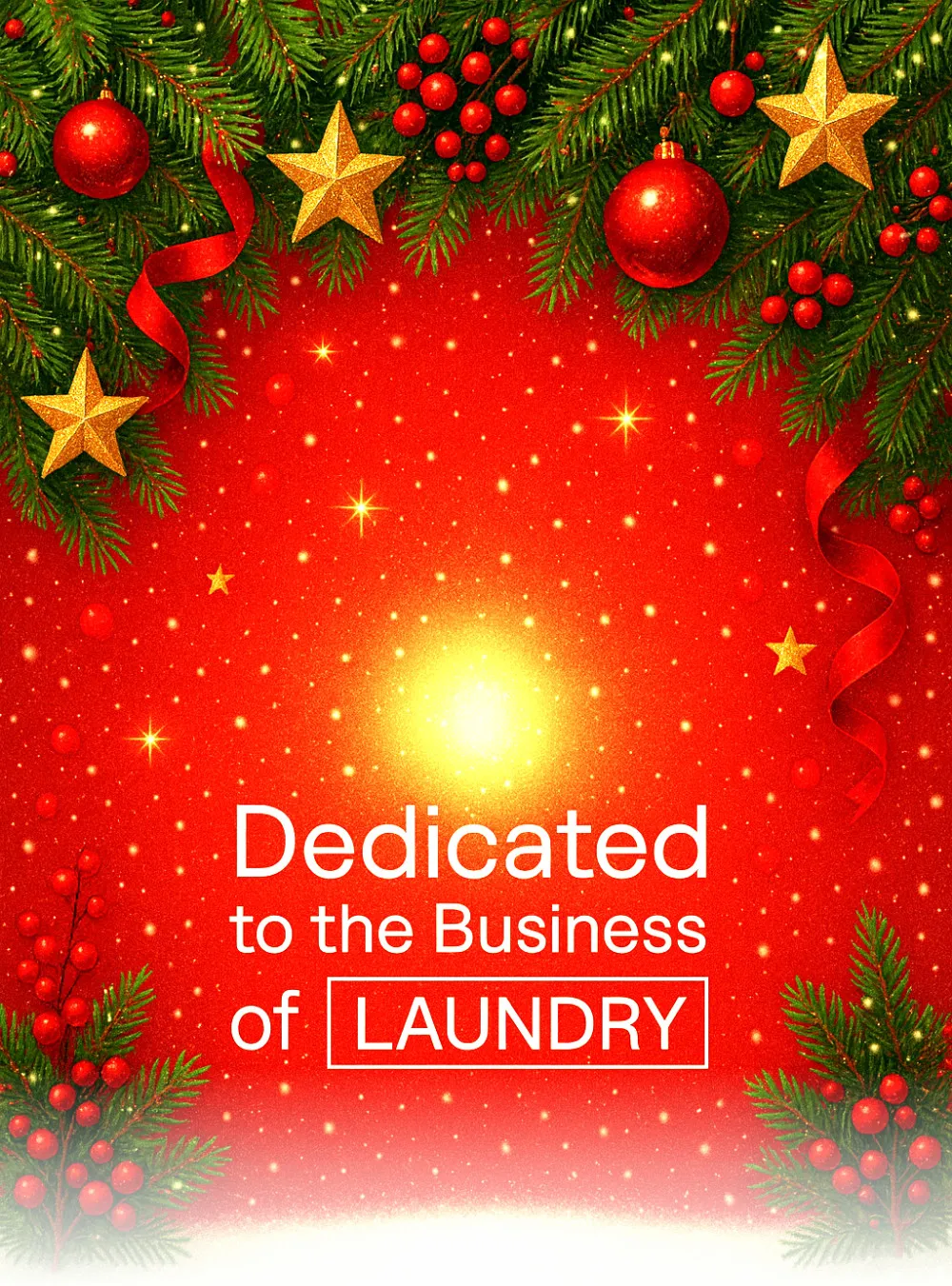 Επαγγελματικός εξοπλισμός πλυντηρίων CHRISTMAS EDITION